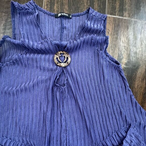 Paradise swimsuit coverup in purple XL - Picture 4 of 15